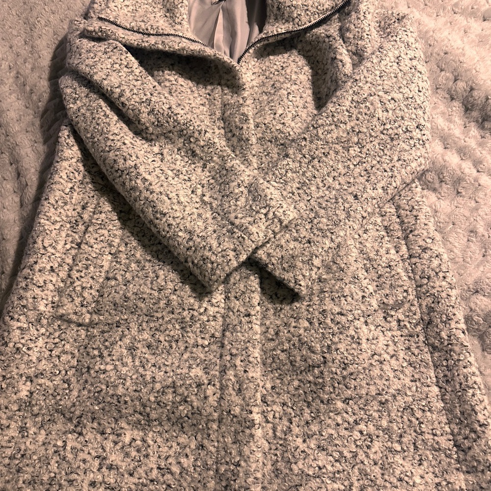 LOFT Women's Cream Teddy Jacket